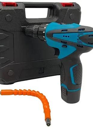 Акумуляторний шуруповерт 12 v, шуруповерт з набором