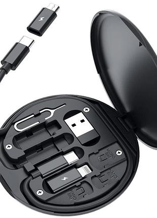 Набір адаптерів (type-c, lightning, micro-usb)