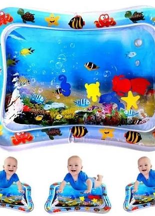 Дитячий надувний, водний, килимок, що розвиває, 66*50 см.