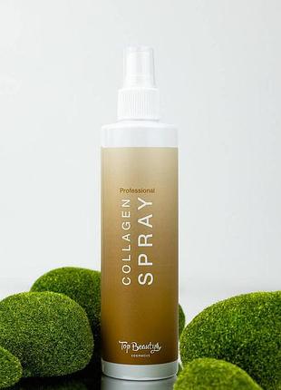 Спрей-реконструктор для волос коллаген top beauty professional collagen spray, 250 мл