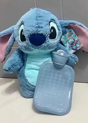 Мягкая игрушка stitch с грелкой плюшевый стич с карманом для грелки