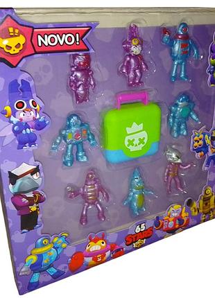 Набор фигурок героев 8+1 brawl stars 65 novo ldy20954