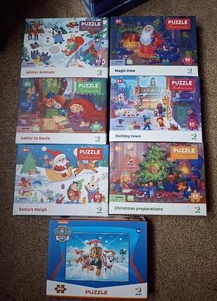 Пазл новогодние рождественские "dodo", 60 элементов разные