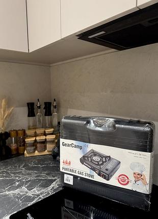 Газова портативна плитка з керамічним пальником