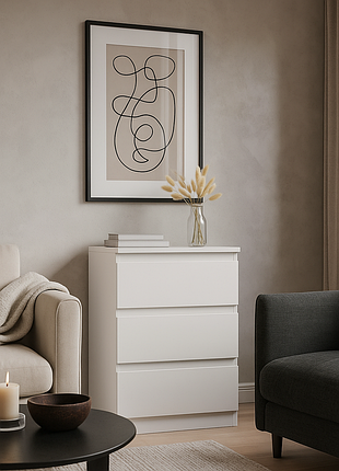 Комод на 3 шухляди 60х40х77.4см (vm3b600)