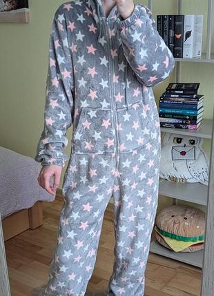 Кигуруми, пижама, плюшевый комбинезон, домашний костюм