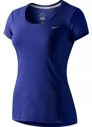 Жіноча спортивна футболка nike dri-fit contour ss