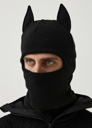 Балаклава бетмен чорний