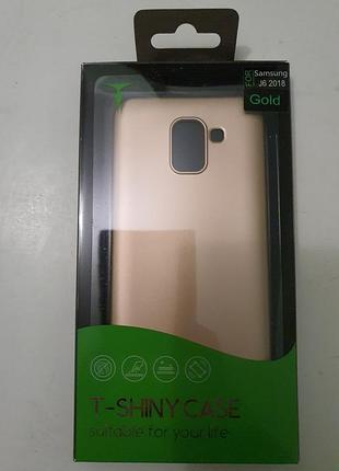 Чехол чехол бампер samsung a6 2018 gold