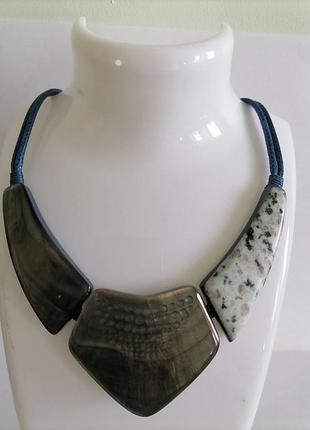 Колье перламутр nature bijoux