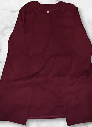 Накидка жіноча бордова l-xl
