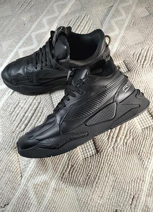 Кросівки puma 42 оигінал шкіра rs-z lth trainers 42 розмір 27 см чорні