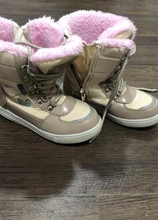 Зимові термо чобітки b&g 30 р,