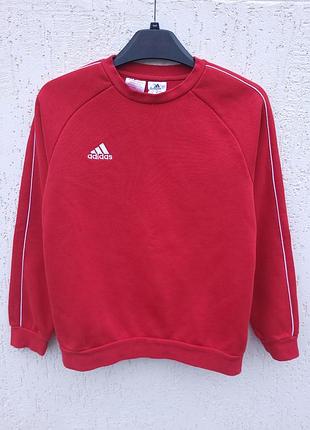 Детская кофта adidas красный джемпер свитшот мальчишки р. 152 на 11-12 лет