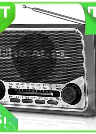 Ve радиоприемник real-el x-525 портативный new version fm am sw с usb аккумулятором и фонариком для от n6w_ver
