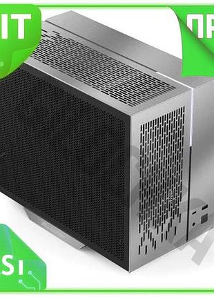 Ve корпус almordor seiya 180 new version dark silver mini tower для micro atx mini itx компактный комп n6w_ver
