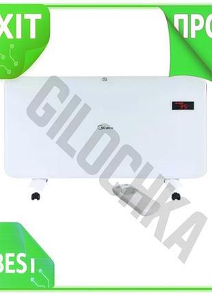 Ve конвектор midea 1500w настенный new version напольный обогреватель с пультом таймером 24 ч. стеклян n6w_ver