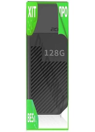 Ve флеш накопитель usb 128гб new version acer влагозащитный корпус серый моноблок для хранения данных n6w_ver