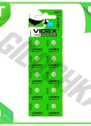Ve батарейки ag5 lr754 videx new version excellent 10 шт лужні для годинників пультів дистанційного ке n6w_ver