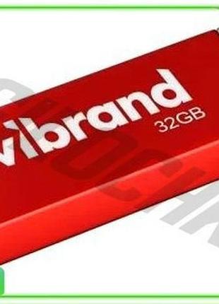 Ve флеш накопитель usb 32гб new version wibrand красный ударопрочный моноблок для хранения данных нако n6w_ver