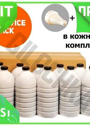 Ve тонер для принтеров hp new version canon черный 10 кг 10 банок по 1 кг для печати и копирования чер n6w_ver