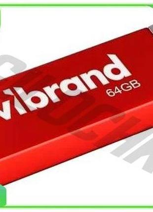 Ve флеш накопитель usb 64гб new version wibrand красный ударопрочный накопитель для хранения данных мо n6w_ver