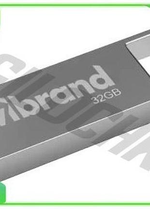Ve флеш накопитель usb 32гб new version wibrand shark ударопрочный серебристый моноблок для хранения д n6w_ver