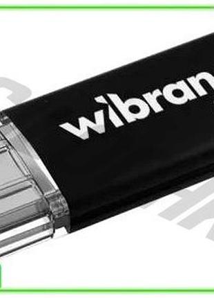 Ve флеш накопитель usb 64гб new version wibrand cougar черный ударопрочный моноблок для хранения данны n6w_ver