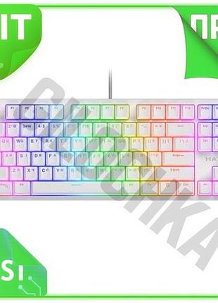 Ve клавіатура hator механічна компактна new version usb rgb підсвічування для геймерів з індивідуальни n6w_ver