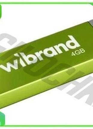 Ve флеш накопитель usb 4гб new version wibrand ударопрочный моноблок зеленый для хранения данных памят n6w_ver