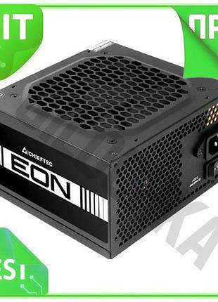 Ve блок питания 500 вт new version chieftec eon черный 80 plus бесшумный для пк с защитой opp ovp scp n6w_ver