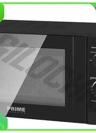 Ve микроволновая печь prime technics new version 700w 20л обычная черная для кухни с поворотными перек n6w_ver