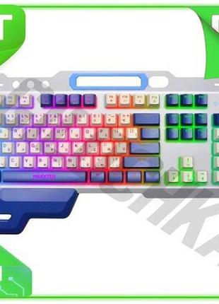 Ve клавиатура maxxter usb rgb new version подсветка 104 кнопки съемная подставка под руку для геймеров n6w_ver