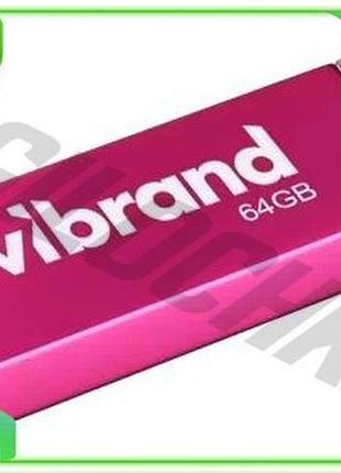 Ve флеш накопитель usb 64гб new version wibrand ударопрочный pink для хранения данных моноблок для ком n6w_ver
