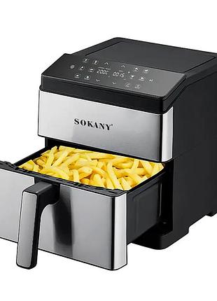 Аэрофритюрница 9,5л, 2200вт, от сети, sk-10044