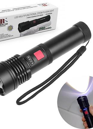 Фонарик ручной аккумуляторный, от usb, bailong bl x72 p50