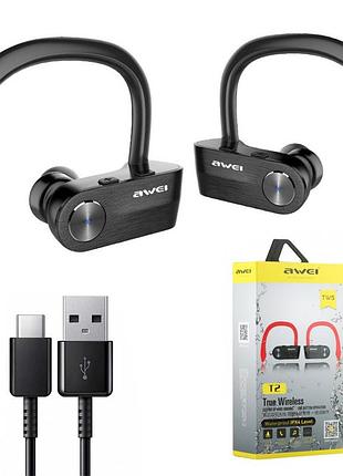 Навушники вакуумні з мікрофоном mdr t2+bt awei, bluetooth