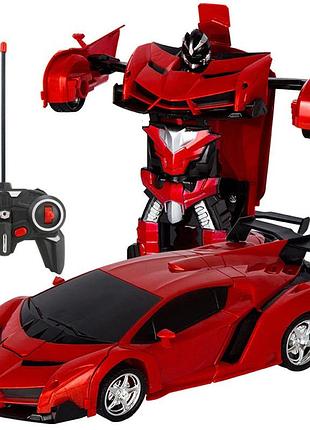 Радиоуправляемая машинка-трансформер bugatti robot car size 18