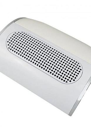 Вытяжка для маникюра на 3 вентилятора 40w simei 858-5 белая