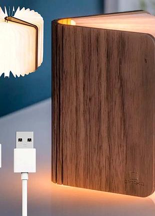 Настольная лампа-книга (10×9×2,2см), от usb, ad-2231