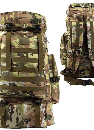 Тактический рюкзак на 80л (72х34х17см) с системой molle m13, мультикам