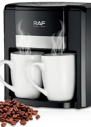 Крапельна кавоварка на 2 чашки (420мл, 650вт) raf r115