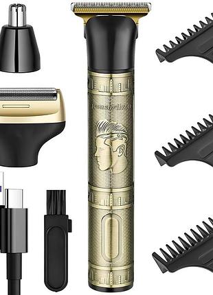 Машинка для стрижки волос бороды, носа 3в1, с usb, gm 8045