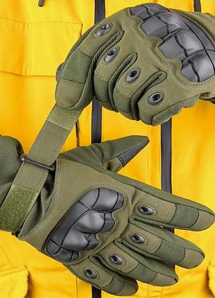 Тактичні зимові рукавички з сенсорними пальцями, розмір xl / повнопалі рукавички для зсу водонепроникні