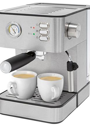 Кавоварка з капучинатором 1500вт, hoffmans hm-686