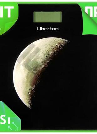 Ve половые весы liberton черные new version электронные с lcd-дисплеем для измерения веса до 180кг 50г n6w_ver