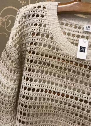 Очень красивый и стильный брендовый вязаный свитерок..100% коттон.9 фото
