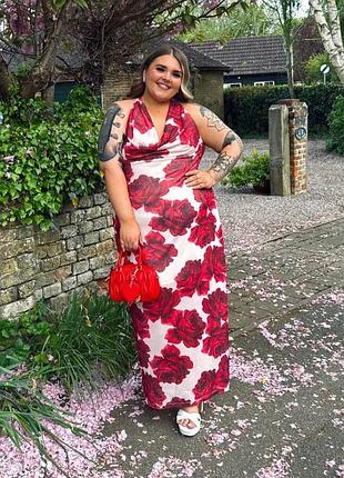 Распродажа 2+1 новое праздничное платье с откидывающейся спинкой розы сетка