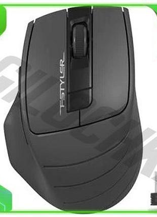 Ve мышь a4tech fstyler беспроводная new version оптическая 2000dpi черная серая эргономичная компьютер n6w_ver
