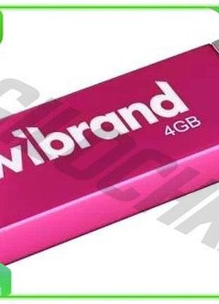 Ve флеш накопитель usb 4гб new version wibrand ударопрочный розовый моноблок для хранения данных usb ф n6w_ver